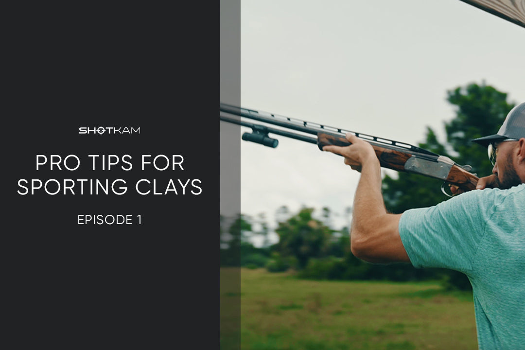 ShotKam Pro Tips for Sporting Clays Episode 1 – Australian marksman prepares to take a shot in the outback, offering insights into improving clay shooting skills.