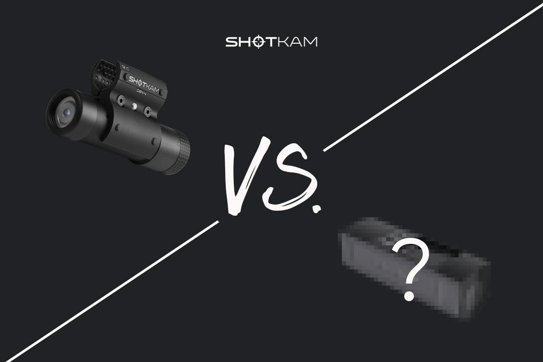 Head-to-head comparison featuring the ShotKam Gen 4 camera versus a mystery competitor, underlining ShotKam’s edge for Australian hunters and sport shooters.