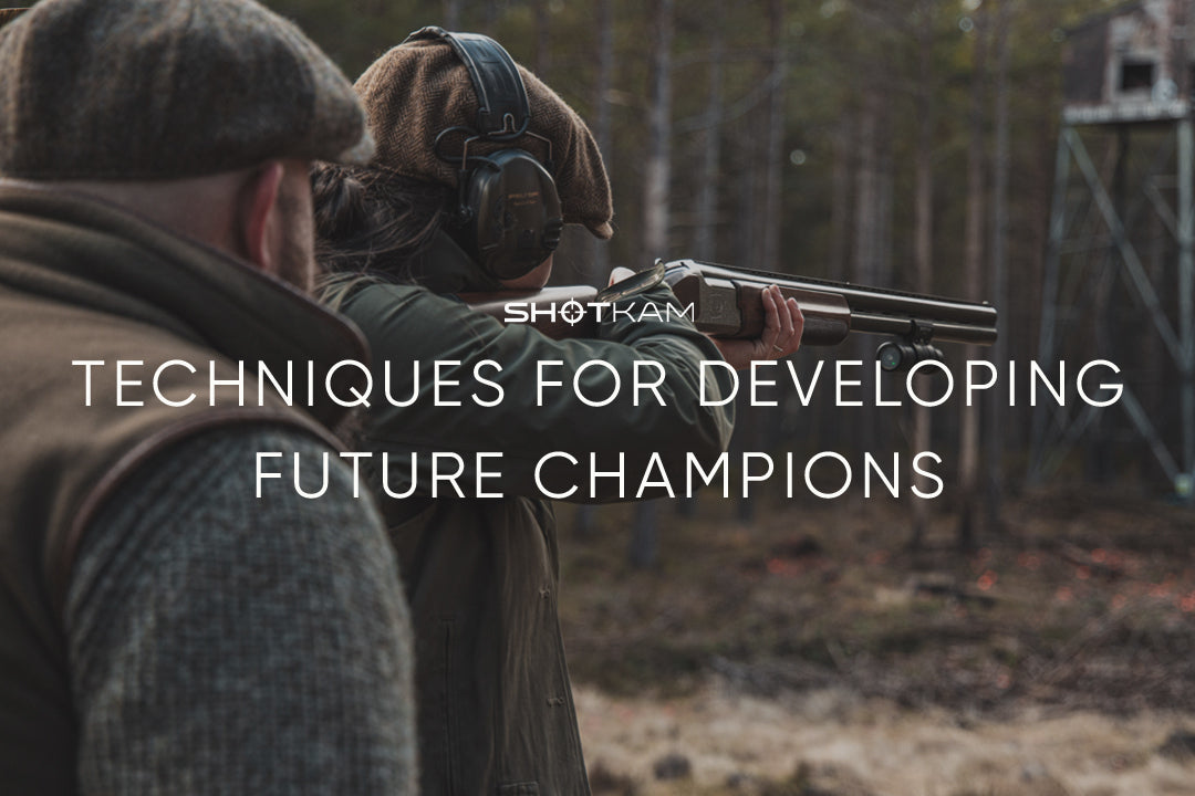 ShotKam shares techniques for developing future champions in shooting, depicted in a rugged Australian outdoor setting.