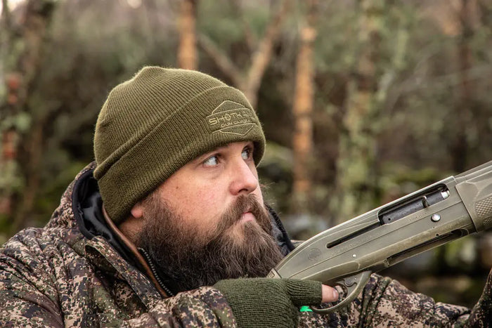Australian hunter geared up with ShotKam, mentally prepared for a duck hunting expedition.